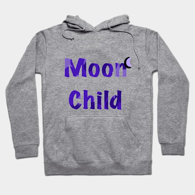 Moon Child with Two Moons Hoodie by Susy Maldonado illustrations